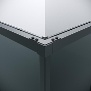 Душевой уголок Grossman Galaxy 90х70 300.K33.01.9070.21.10 профиль Черный матовый стекло тонированное-3