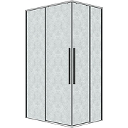Душевой уголок Grossman Galaxy 90х70 300.K33.01.9070.10.02 профиль Хром стекло шиншилла