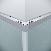 Душевой уголок Grossman Galaxy 90х70 300.K33.01.9070.10.02 профиль Хром стекло шиншилла-4