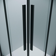 Душевой уголок Grossman Galaxy 100х70 300.K33.01.1070.21.00 профиль Черный матовый стекло прозрачное-2