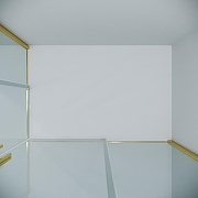 Душевой уголок Grossman Galaxy 110х90 300.K33.01.1190.32.00 профиль Золото сатин стекло прозрачное-5