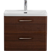 Тумба под раковину BelBagno Due 60 DUE-600-2C-SO-NOCE-P подвесная Noce