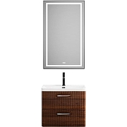 Тумба под раковину BelBagno Due 60 DUE-600-2C-SO-NOCE-P подвесная Noce-10