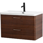 Тумба под раковину BelBagno Due 80 DUE-800-2C-SO-NOCE-P подвесная Noce-1