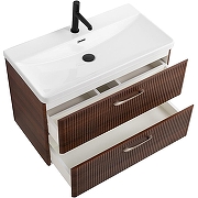 Тумба под раковину BelBagno Due 80 DUE-800-2C-SO-NOCE-P подвесная Noce-3