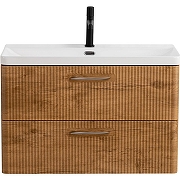 Тумба под раковину BelBagno Due 80 DUE-800-2C-SO-RN-P подвесная Rovere Nature