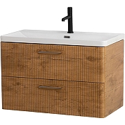 Тумба под раковину BelBagno Due 80 DUE-800-2C-SO-RN-P подвесная Rovere Nature-1