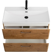 Тумба под раковину BelBagno Due 80 DUE-800-2C-SO-RN-P подвесная Rovere Nature-5