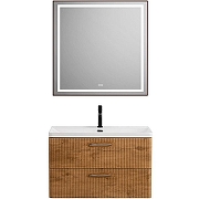 Тумба под раковину BelBagno Due 80 DUE-800-2C-SO-RN-P подвесная Rovere Nature-9