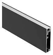 Профиль алюминиевый Arlight ARH-PLINTUS 045442 цвет черный