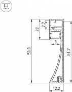 Профиль алюминиевый Arlight ARH-PLINTUS 045434 цвет белый-3