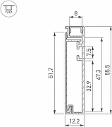 Профиль алюминиевый Arlight ARH-PLINTUS 046389 цвет серебристый-3