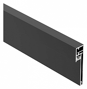 Профиль алюминиевый Arlight ARH-PLINTUS 046140 цвет черный