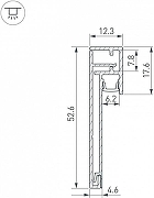 Профиль алюминиевый Arlight ARH-PLINTUS 046140 цвет черный-3