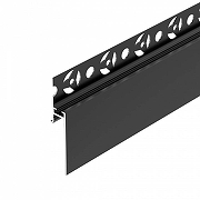 Профиль алюминиевый Arlight ARH-PLINTUS 043665 цвет черный-1