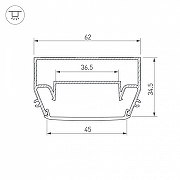 Профиль алюминиевый Arlight STRETCH 040700 цвет серебристый-3