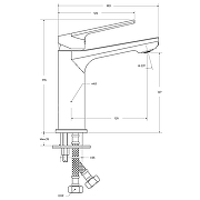 Смеситель для раковины Cezares Comfort COMFORT-LS-01-W0 Хром-4