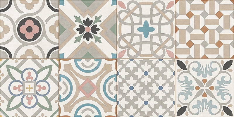 Керамическая плитка NewTrend Дизайн Арт Микс 2 / Design Art Mix 2 WT36DST18 Матовая 