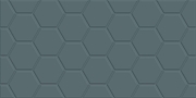 Керамическая плитка NewTrend Эдельвейс Гексагон синий / Edelweiss Hexagon Blue WT36EDW23 Матовая 30х60 см