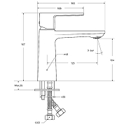 Смеситель для раковины Cezares Lux LUX-LS-01-W0 Хром-5