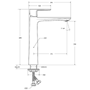 Смеситель для раковины Cezares Lux LUX-LC-01-W0 Хром-5