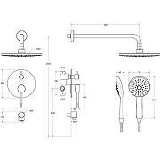 Душевая система Cezares Relax RELAX-DSET-01 Хром-1