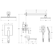 Душевая система Cezares Slider SLIDER-VDSET-01 Хром-5