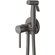 Гигиенический душ со смесителем Cezares Relax RELAX-DIF-GM Оружейная сталь