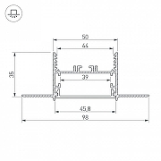 Тройник Arlight S-LUX 030107 цвет серый-3