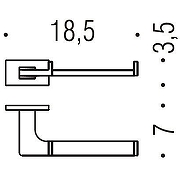 Держатель туалетной бумаги Colombo Design Look B1608.OM Золото матовое-1