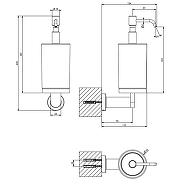 Дозатор для жидкого мыла Gessi Emporio Accessories 38815#149 Никель брашированный-1