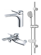 Комплект смесителей Orange Organic M27-511cr Хром
