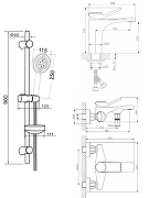 Комплект смесителей Orange Organic M27-511cr Хром-8