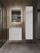 Шкаф пенал Orange Line 35 Li-35Puw подвесной Белый матовый-2