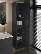 Шкаф пенал Orange Line 35 Li-35Pug подвесной Графит матовый-1