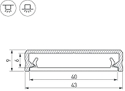Профиль алюминиевый Arlight ALM 026713(1) цвет серебристый-2