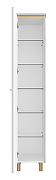Шкаф пенал Brevita Эльче 35 L ELC-05035-010L Серый кашемир Золото-2