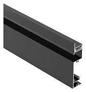 Профиль алюминиевый Arlight ARH-PLINTUS 043480 цвет черный