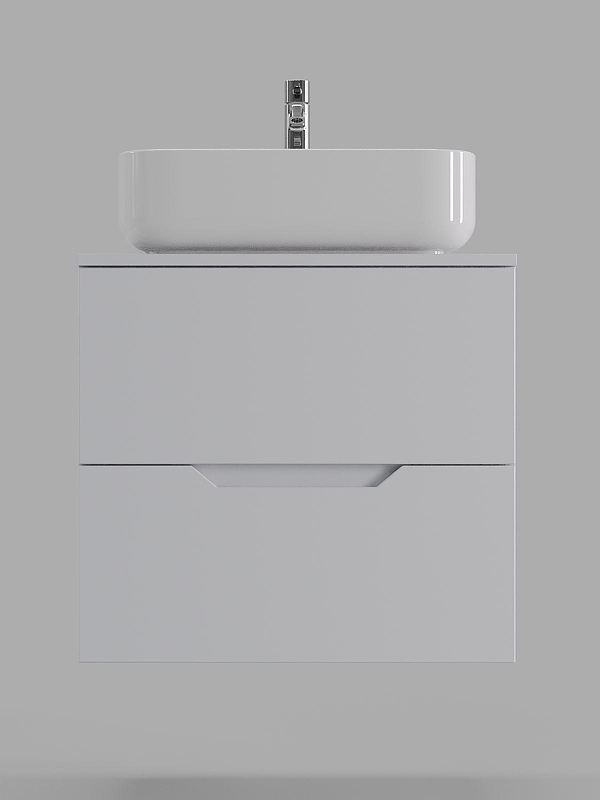 Тумба с раковиной Orange Line 60 Li-60TuwMDF+B05-500W подвесная 