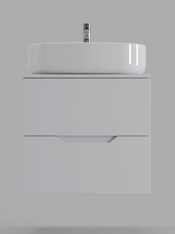 Тумба с раковиной Orange Line 60 Li-60TuwMDF+B04-600W подвесная 