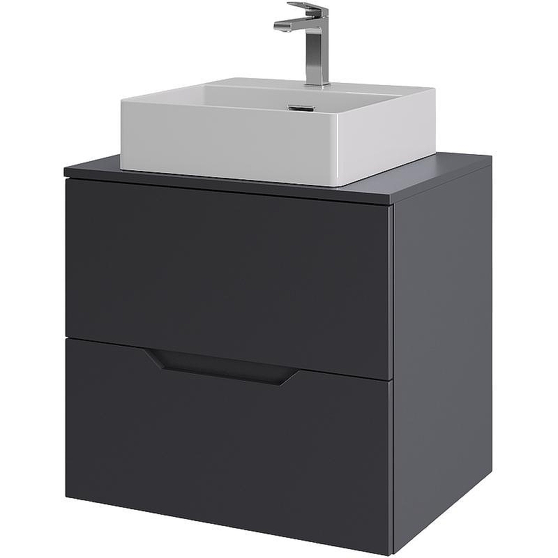 Тумба с раковиной Orange Line 60 Li-60TugMDF+B04-405W подвесная 