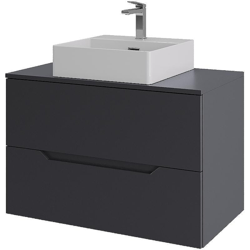 Тумба с раковиной Orange Line 80 Li-80TugMDF+B04-405W подвесная 