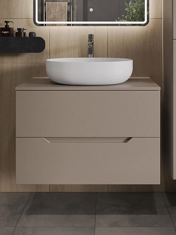 Тумба с раковиной Orange Line 80 Li-80TuLMDF+B05-520W подвесная 