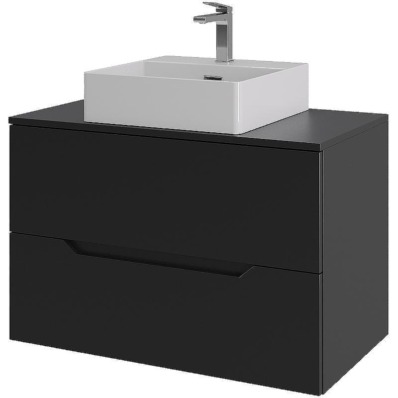 Тумба с раковиной Orange Line 80 Li-80TubMDF+B04-405W подвесная 