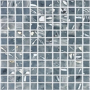 Стеклянная мозаика Vidrepur Oasis Grey №7104 на сетке 25x25 см
