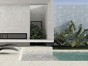 Стеклянная мозаика Vidrepur Oasis Turquoise №7103 на сетке 25x25 см-2