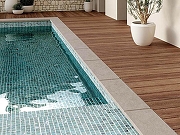 Стеклянная мозаика Vidrepur Oasis Turquoise №7103 на сетке 25x25 см-3