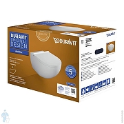 Унитаз Duravit Architec 45726900A1 подвесной с сиденьем Микролифт-4