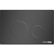 Клавиша смыва WasserKRAFT MB02 Черная матовая