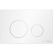 Клавиша смыва WasserKRAFT WH02 цвет Белый глянцевый